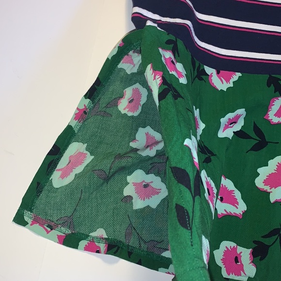 Anthropologie Floral and Striped Peplum Tunic - Women’s Size Medium - Picture 8 of 9